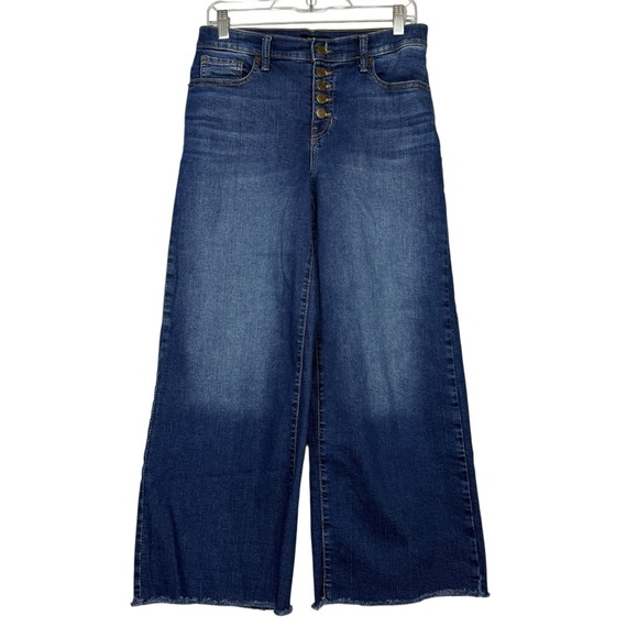 Banana Republic 2025 High Rise Wide Leg Raw Hem Jeans - Picture 2 of 6